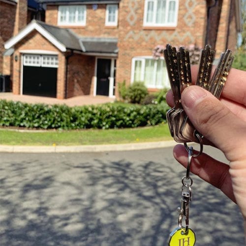 Jordan Halstead keys and house